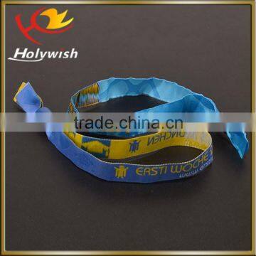 Guangzhou Wholesale Cheap Promotional Gift Fashion Polyester Cloth Wristband photo-3