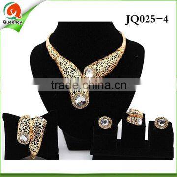 2016 fashion design African gold 18K jewelry set JQ025-4