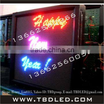 P7.62 RGB Full color indoor led message sign board display