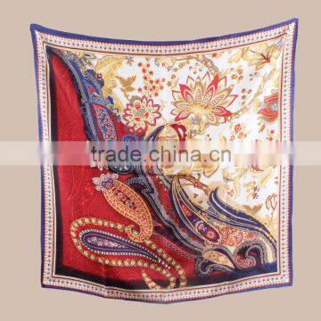 Chinese Wholesale New Twill Silk Satin Scarf photo-2