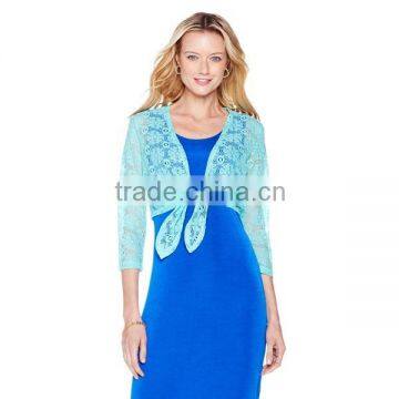 Custom High Quality Semi Lady Lace Blouse