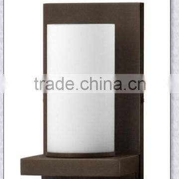 UL Approved bronze finish Modern Wall Sconce With Opal Glass Shade XC-H059