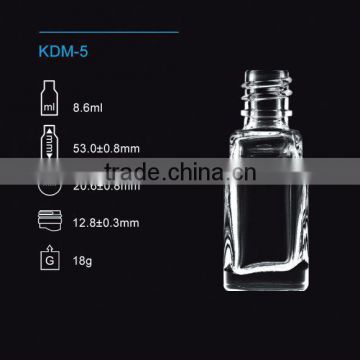 8.6ml small nail polish glass vial