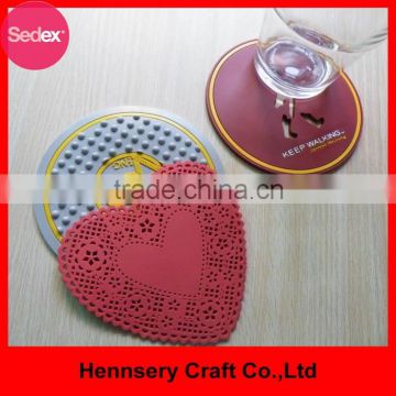 rubber silicone rubber coaster pvc placemat