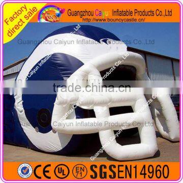 Large Inflatable Football Tunnel Tent Inflatable Helmet Tent