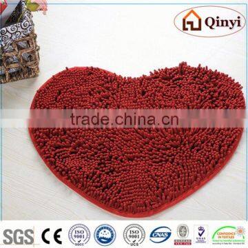 NEW New Polyester acrylic cotton PP wool chenille carpet bath mat rug / Chenille mat-QINYI