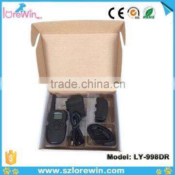 998DR-300 Meters Remote Adjustable Dog Training Collar With LCD Display