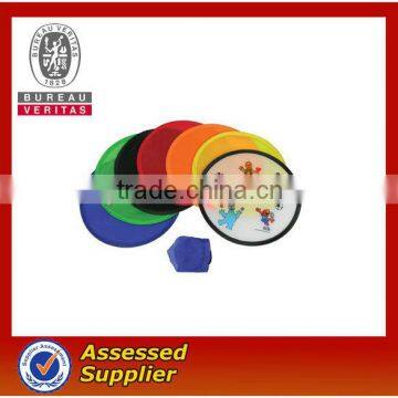 colorful folding flying disc/foldable foam frisbee