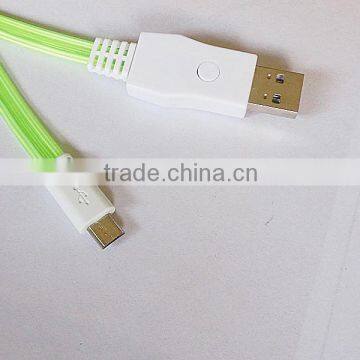 colorful flash micro USB data cable