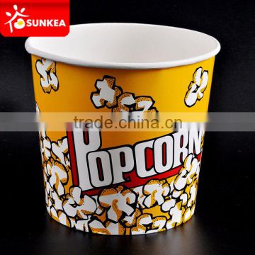 85oz disposable paper popcorn bucket, popcorn cup