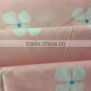 75D*150D 100%polyester printed fabric for home textile and beddings