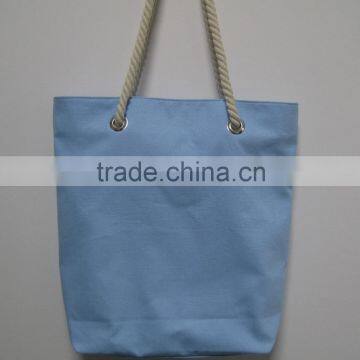 Customized Blank Canvas Cotton Tote Bag With Rope Handle Quality Choice photo-2