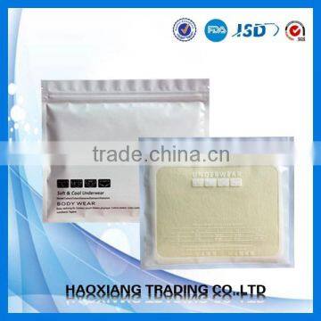 Plastic bag for cosmetic sponge