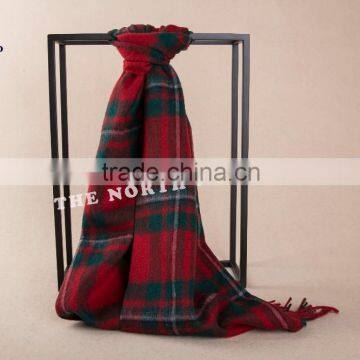 Wool Cashmere Scottish Tartan Scarf WCS14112212 photo-2