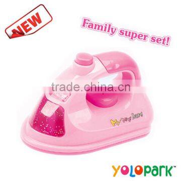 Plastic electric kids iron toy for children