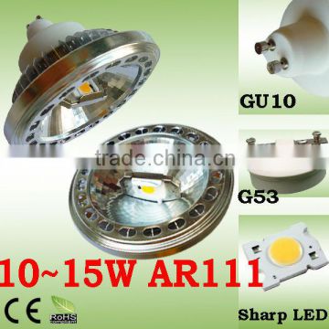 Dimmable AR111 GU10 LED Spotlight Bulb Lighting