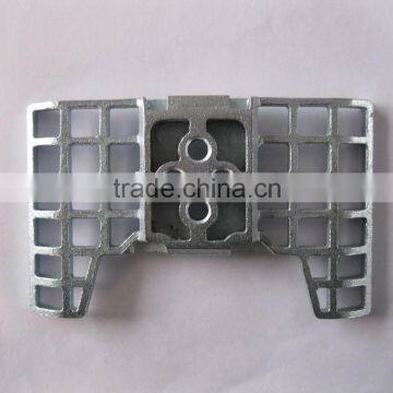 Casting steel part for door/window glass fastening