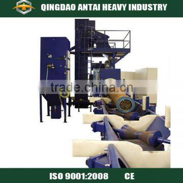 steel pipe shot basting machine /tube shot cleaning machine