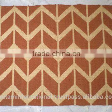 Modern Wool Jute Kilim Rugs