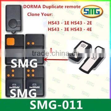 DORMA HS43 - 1E,2E,3E,4E 433,92MH Fits Replacement Remote Control Transmitter