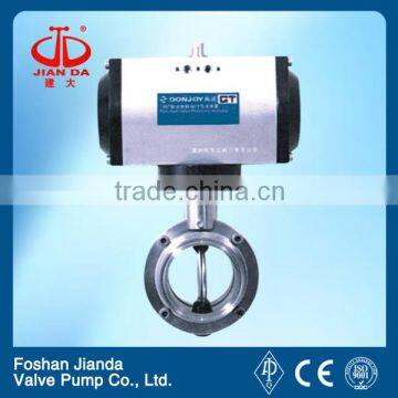 sanitary pneumatic butterfly valve