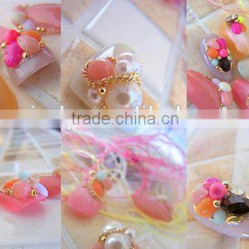 3D Nail Art Resins Nail Decorations DIY Glitter Charm Care Nail Tools 4mm Candy Color Resin Stone ZX:TG539 photo-3