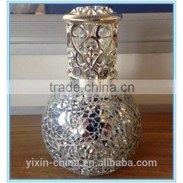 Aromatherapy Fragrance Lamp10/Oil lamp with wick/Mosaic glass oil burner/Home decoration