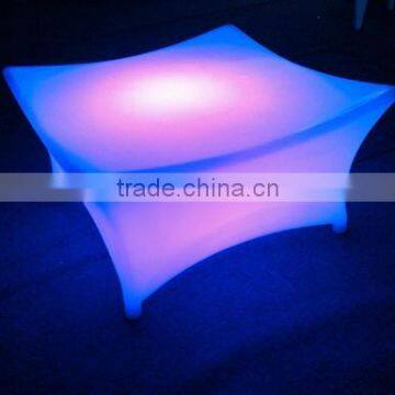 LED square cube acrylic led bar table Led glowing furniture LED party table/led lights