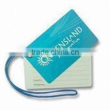 Promotions PVC and Plastic Luggage Tag with Metal Eyelet (M-PT303)