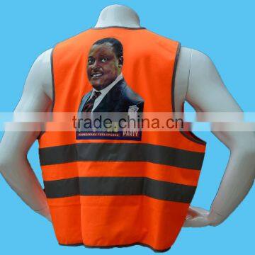 Custom Reflective Jacket Traffic Vests With Printing