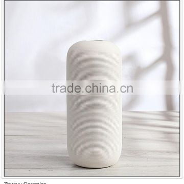 Decoration Home Modern White Ceramic Vase for Flower