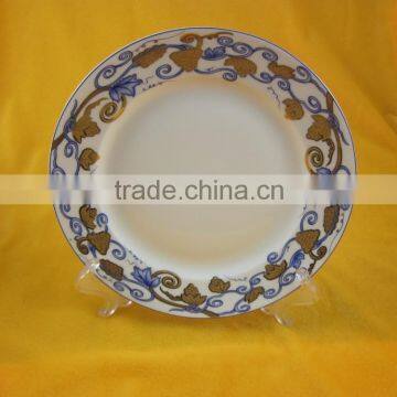 YF13081 ceramic plate with plastic back