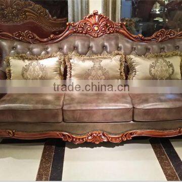 Retail Furniture Sofa Antique Sofa Italian Style Sofa Set Living Room Furniture photo-4