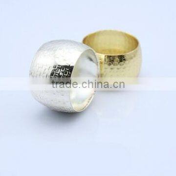 fashionable metal alloy napkin rings