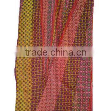 printed silk scarf shawl de chine