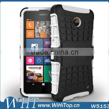 Hybrid Heavy Duty Case Shockproof With Satnd PC Silicone Cover For Various Nokia Lumia Model 630