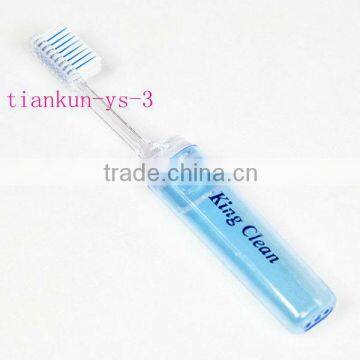 The factory specializing in the production of folding toothbrush, the handle can be printing, soft bristles