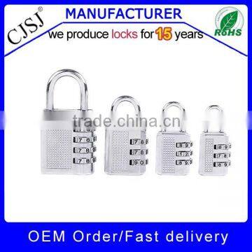 High Security chrome 4 digits gate lock