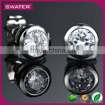 Alibaba China Supplier Stainless Steel Cz Studs Superstar Accessories Earrings