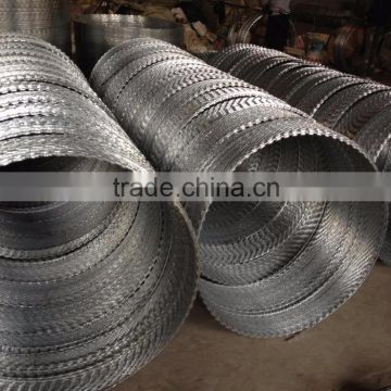 hot dipped galvanized concertina razor barbed wire( profession factory)