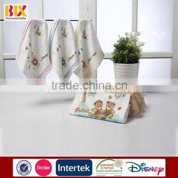 100% cotton one side terry one side gauze kids use hand towels