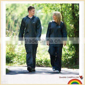 black adult pvc rainsuit plastic raincoats