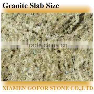 Giallo Ornamental Granite Slab Size Varied