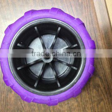 Strong solid pu foam wheel type 3.50-4 pu foam wheel