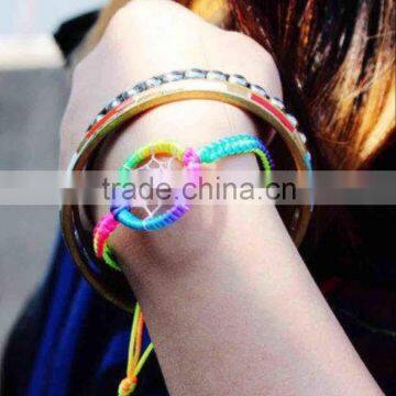 2016 New Arrival Peru Colourful Handmade Dream Catcher Bracelets