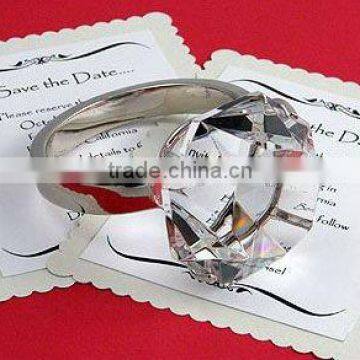 Crystal Diamond Napkin Ring for Wedding Favors