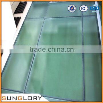 Price of glass floor , Transparent Photovoltaic Panel Laminated Glass Floor Price