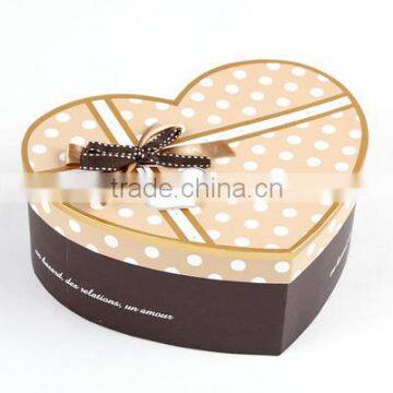 High Quality Custom hand Made Paper Cardboard heart Gift Box