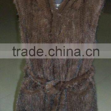 MINK CROCHET VEST