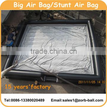 Top quality PVC inflatable Big Air Bag for Snowboard, Jump Air Bag for Adventure